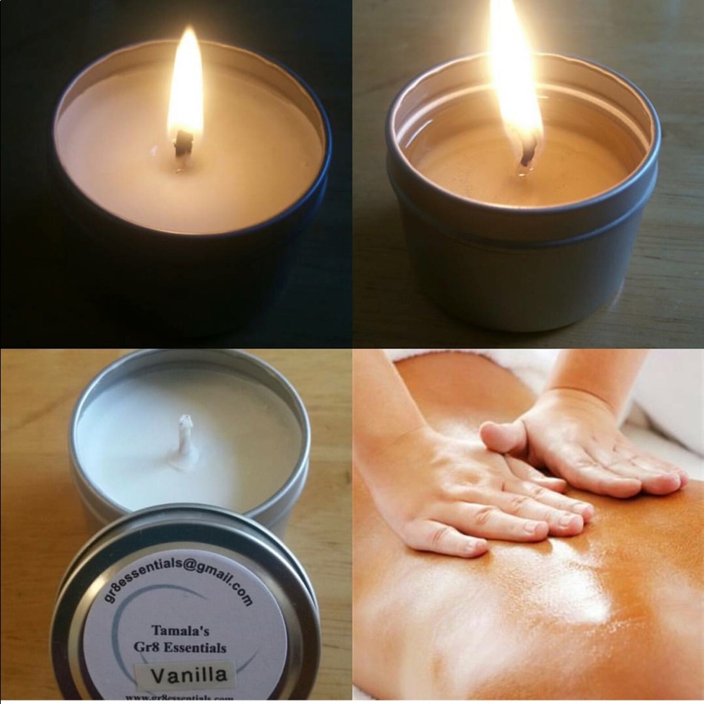 8 oz. 3 n 1 Massage Oil Candles
